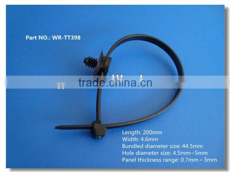 PA66/UL 94V-2 self-locking cable ties manufacturer