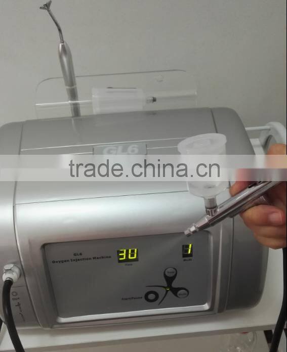 Portable 2 in 1 Oxygen Injection and spray therapy facial machines for home use skin tightening