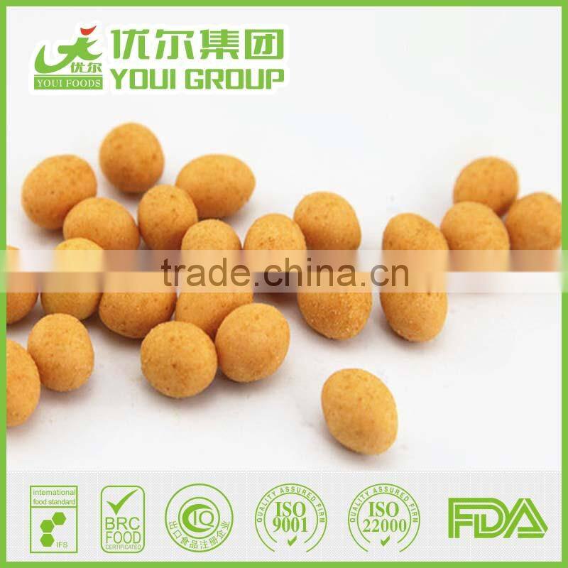 Hot Sale Wasabi Roasted Coated Peanuts Manufacturer