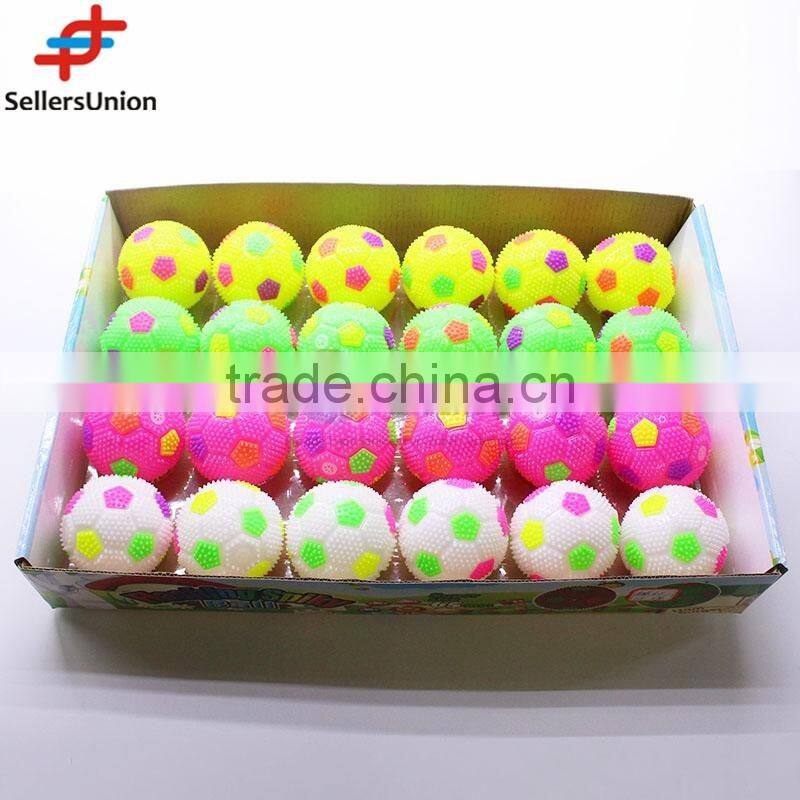 No. 1 yiwu exporting commission agent wanted multi-color led flashing soccor ball toy