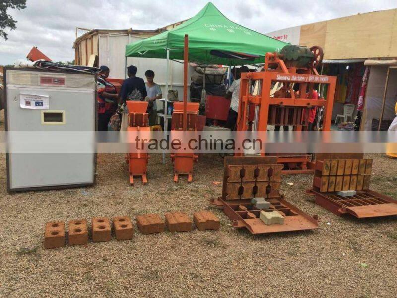 QT4-40 Cement brick forming machine(Diesel engin or electric motor)