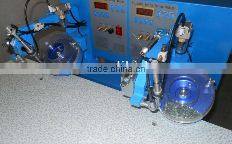 Fashion design Apparel Machinery automatic ultrasonic hot diamond machine