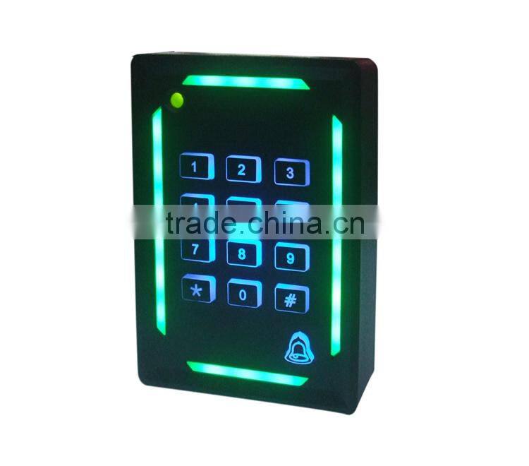Security door 125khz keypad keyboard long distance 125khz rfid card reader for wholesales