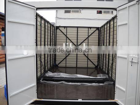 Collapsible container storage shed