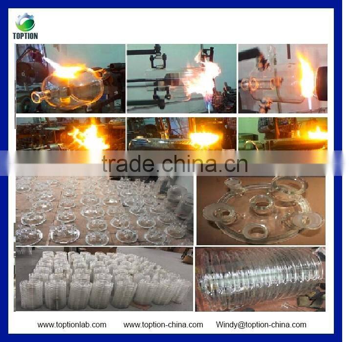 Fermentation equipment single layer glass reactors single layer reactors from china