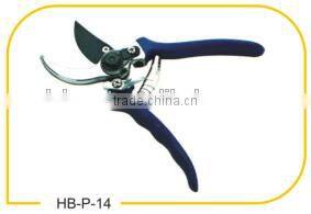 Manual garden tools 8"High quality Aluminum Alloy handle with Zinc alloy safty lock pruning shears
