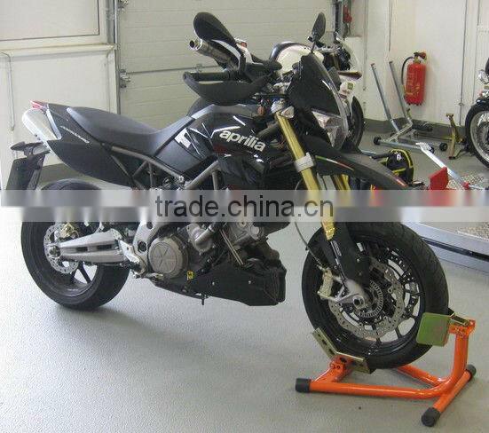 Standard Universal Strong Steel Motorcycle Wheel Chock Auto Clipping, 12" - 19" adjustable /front wheel stand SMI3015