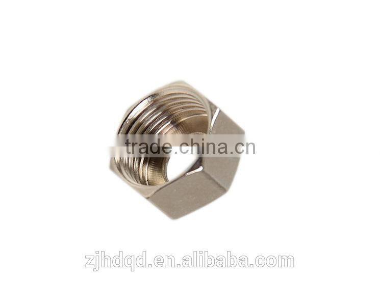 brass nut with female thread , 1/4" 3/8" 1/2" size ,attractive price