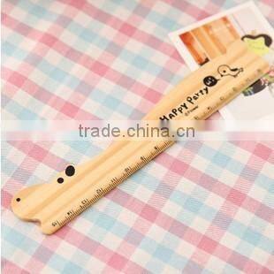 15cm Promotion Cartoon Animal Wooden Ruler
