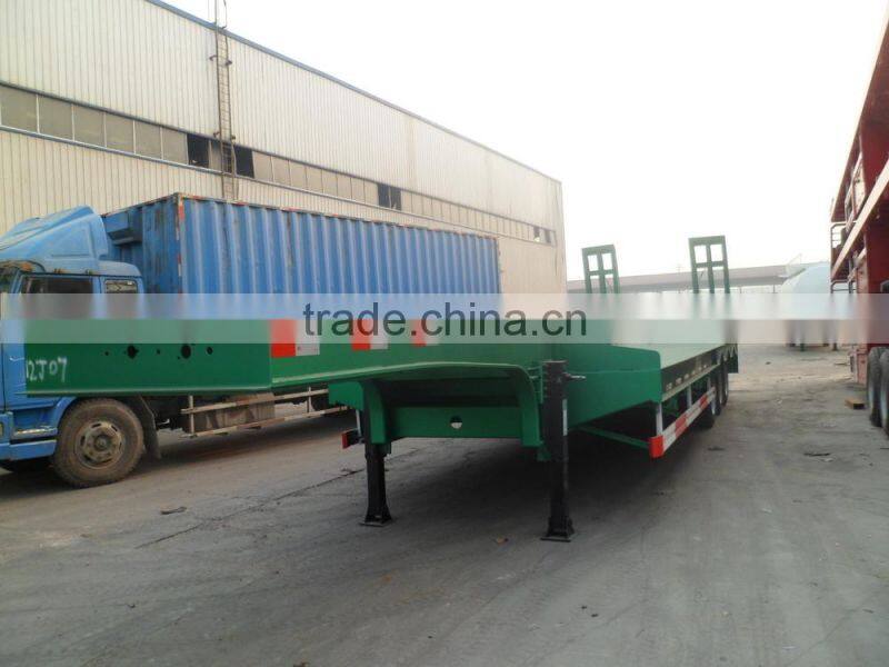 Factory directly tri-axle low bed semi trailer dimensions