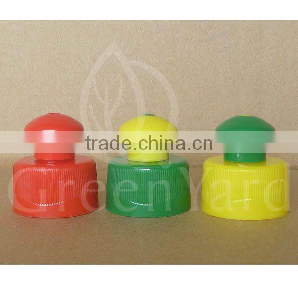 plastic pull push cap