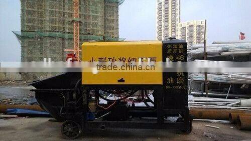 High quality small concrete fine stone mortar pump for hot sale