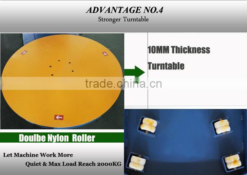 Good Quality pallet stretch wrapping machine with full details