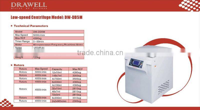 low speed large capacity centrifuge DD5M