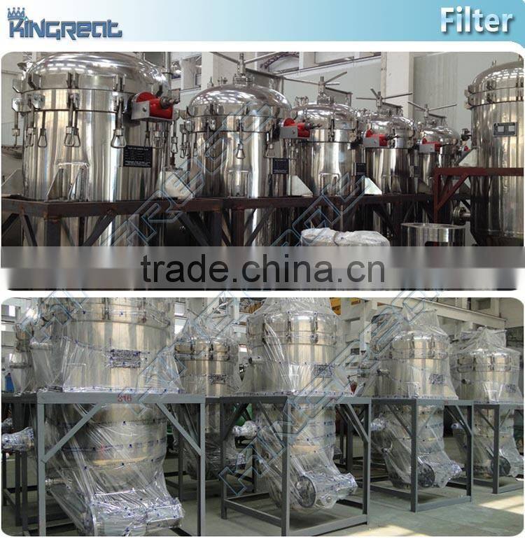 Good effect hermetic stainless steel leaf filter of China