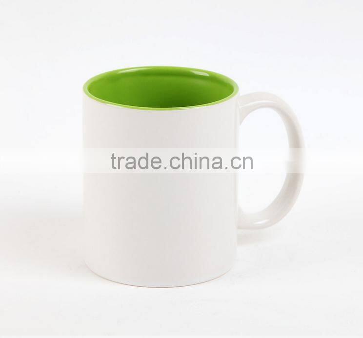 11oz Sublimation Coffee Mug Inner Color DIY Ceramic Mug