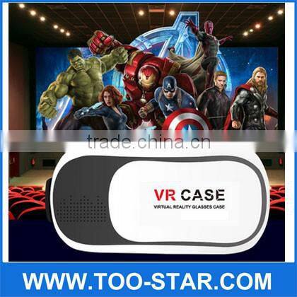 Mobile phone 3d VR glasses High Quality Environmental ABS Plastic 3D Glasses virtual reality