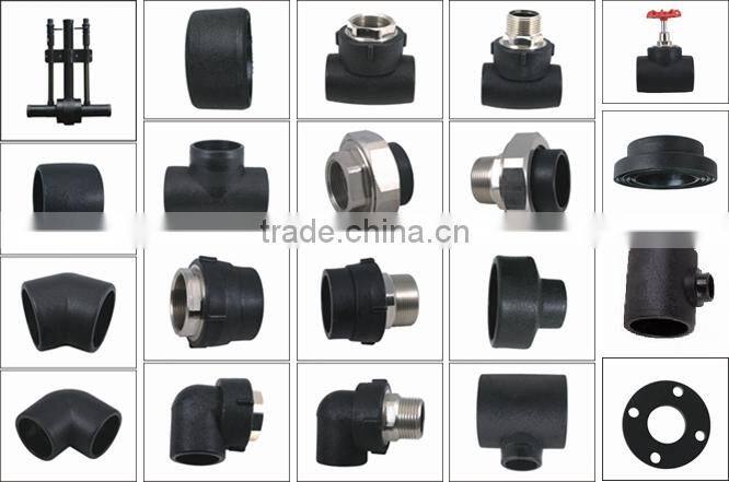 high-quality Plastic Water/Gas PE Pipe Fittings