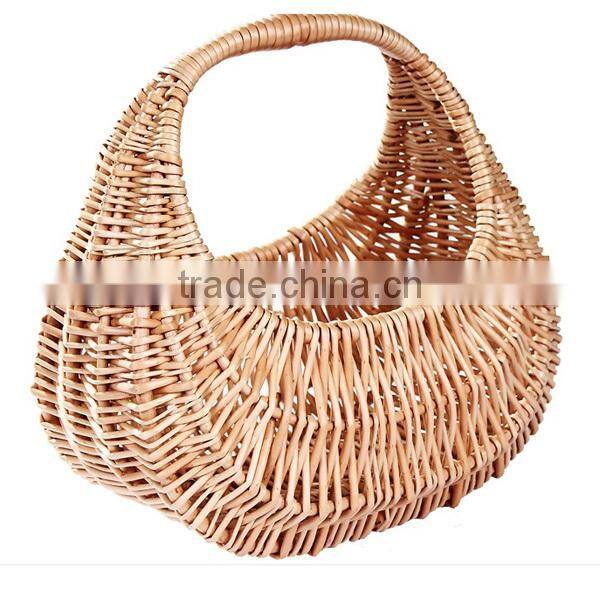 Natural fruit basket decoration tiered fruit basket wicker fruit basket