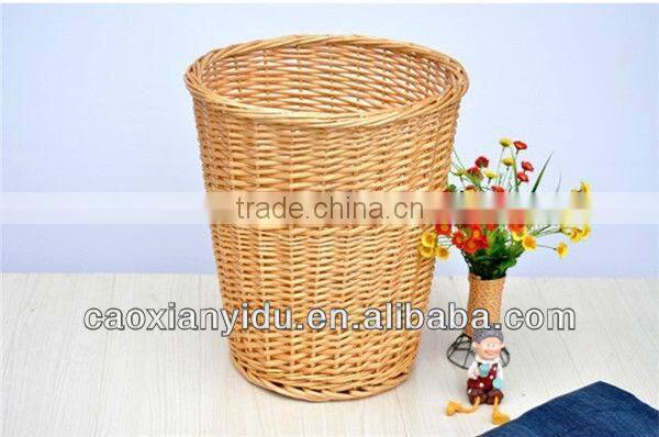 Large Family Size Large Wicker Hamper Recycled Style Handmade