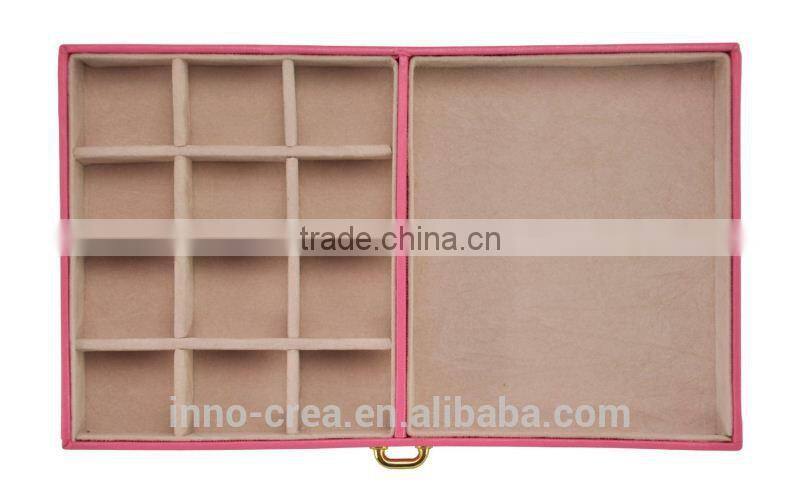 2015 Crocodile PU Leather Travel Case and Lock Organizer