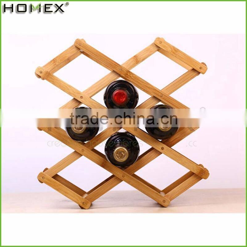 High Quality Bamboo Wine Rack/Wine Bottle Holder/Wine Holder/Homex_Factory