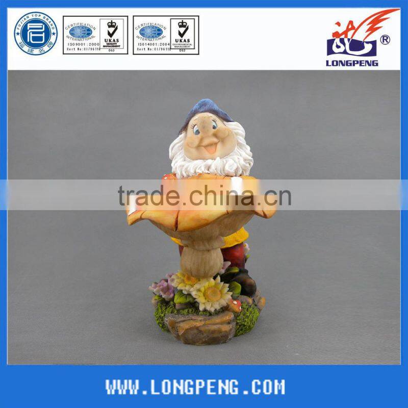Made in China Garden Series Resin Outdoor Garden Lawn Dwarf, 7 Dwarfs Garden Gnome Statues