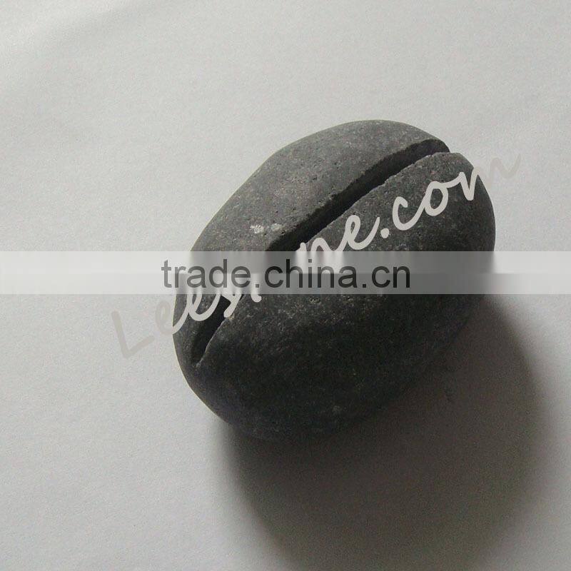 Hot sale high quality natural beautiful pebble stone creative cardcase crafts