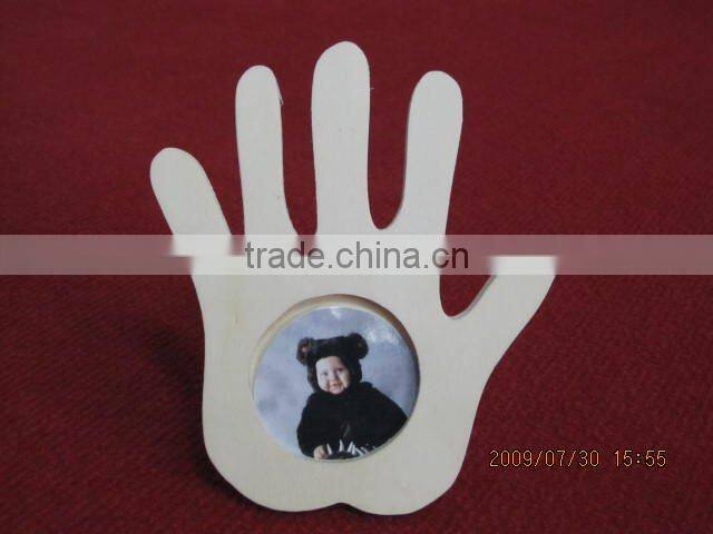 kids animal shape wooden picture wall frame