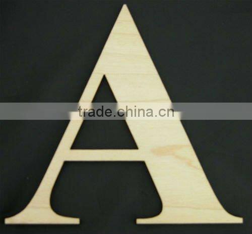 decorative handmade wooden alphabet letters for sale