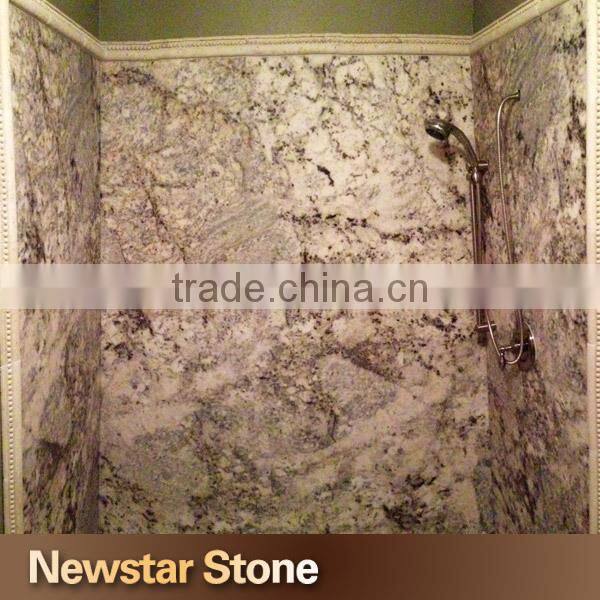 Chinese popular natural stone slab shower wall