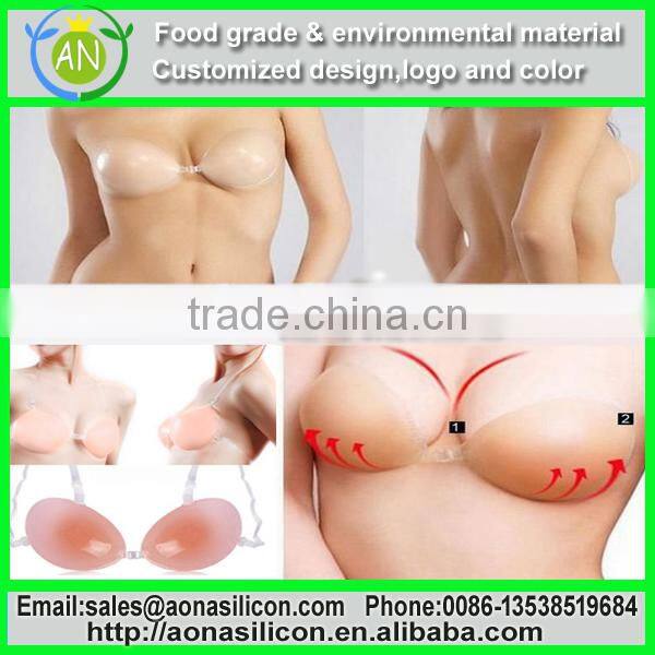 sexy silicone swimming bra