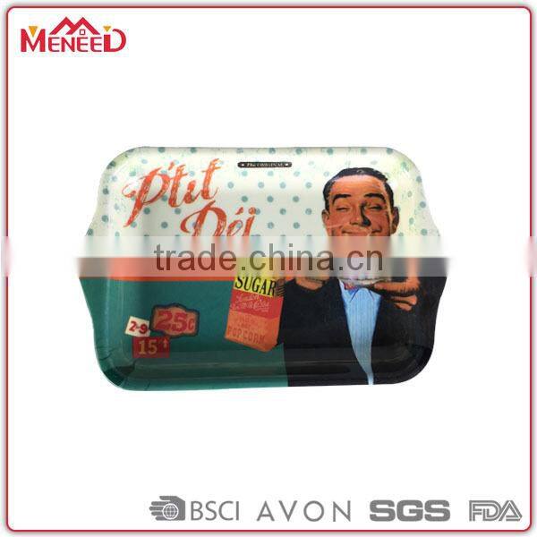 Exhibitor canton fair best selling product melamine manufacturers supply carrying tray