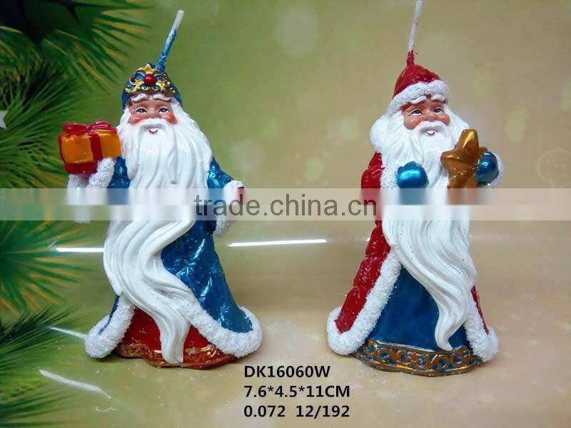 Handmade Non-scented Santa Claus Christmas Candle