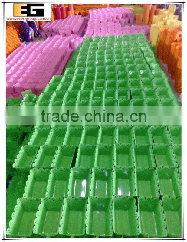 Galvanived zinc sqaure flower pots planter pots