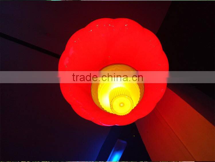 Plastic waterpfoof led red lantern, festival red lantern with IR remote control