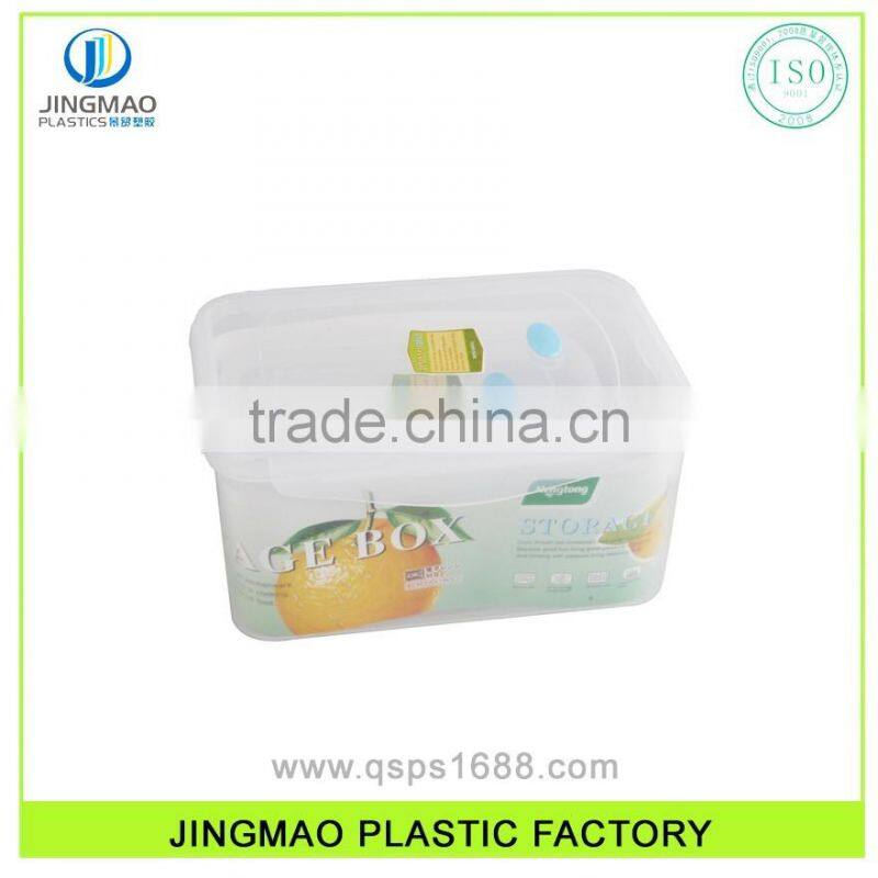 3PCS Hard Plastic Stackable Microwave Safe Food Container Set