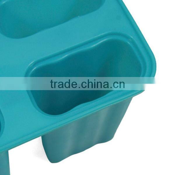 Novelty food grade 4 cavities black ice popsicle molds