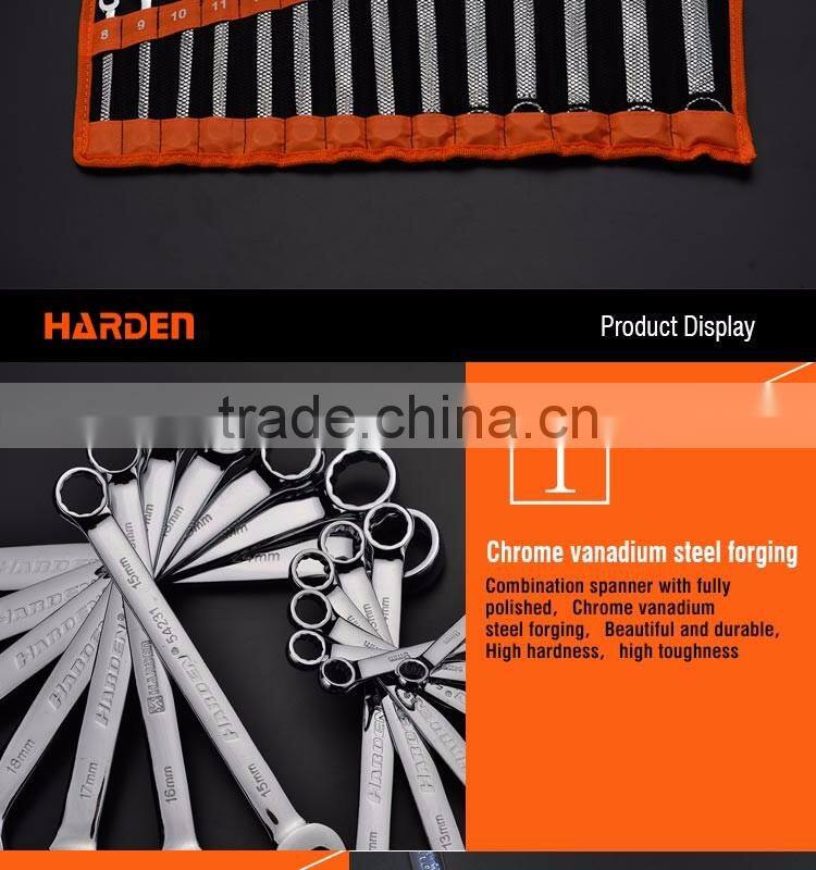 2016 hot sale Chrome Vanadium 14 pcs gear wrench