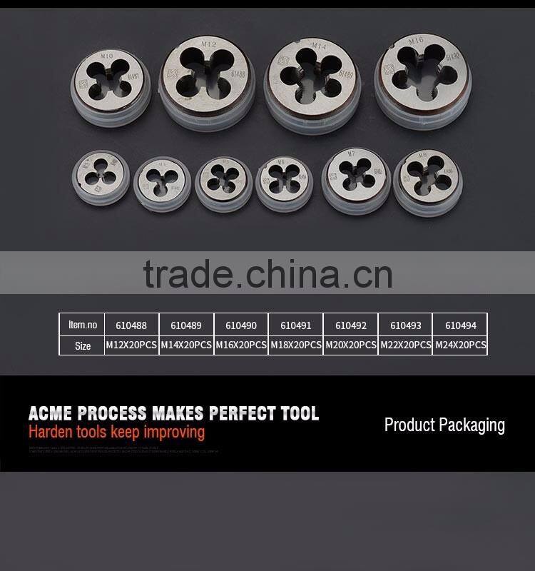 Professional Metric Round Die