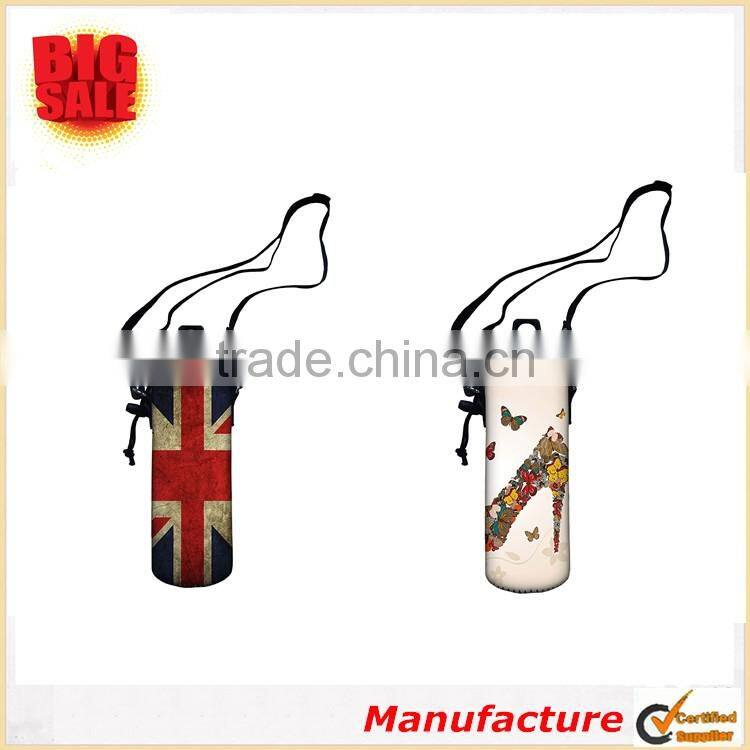 Insulated Soft Sleeve Holder Case Protable Strap Water Bottle Cooler Bag