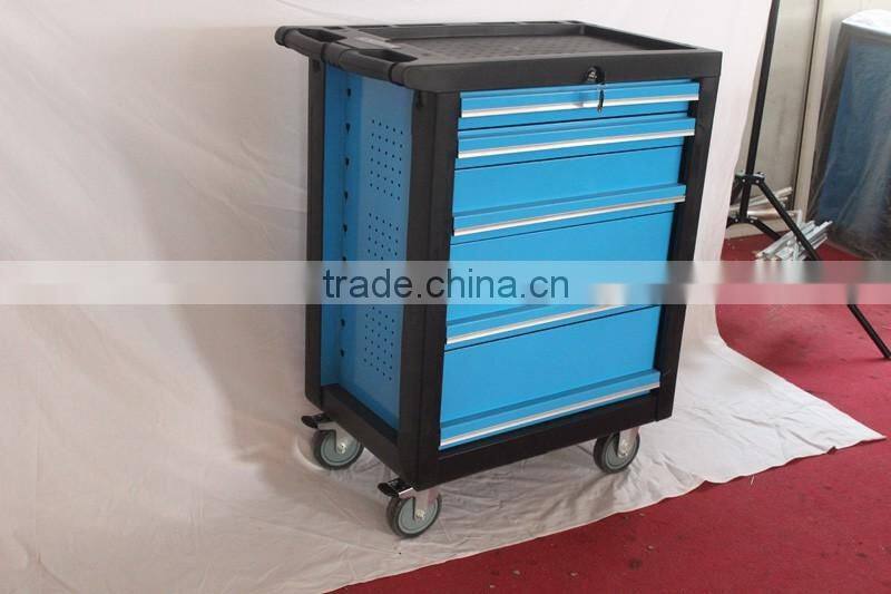 Ten drawers medium tool trolley /tool box with castor