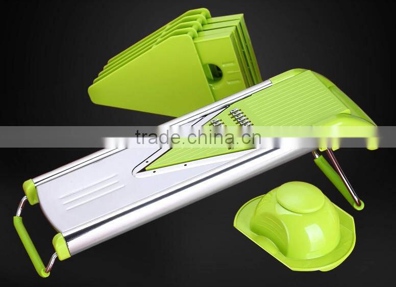 The Mandoline Slicer Vegetable Cutter Stainless Steel Kitchen Grater Chopper Blade