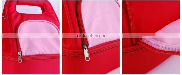 Customized Two-layer Hanging Insulated Cooler Bag
