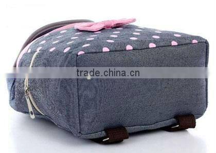 2013 newest lovely backpack for teen-ager girls with canvas