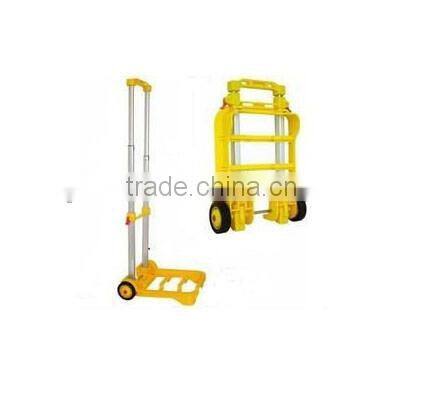 light weight foldable aluminium plastic hand trolley