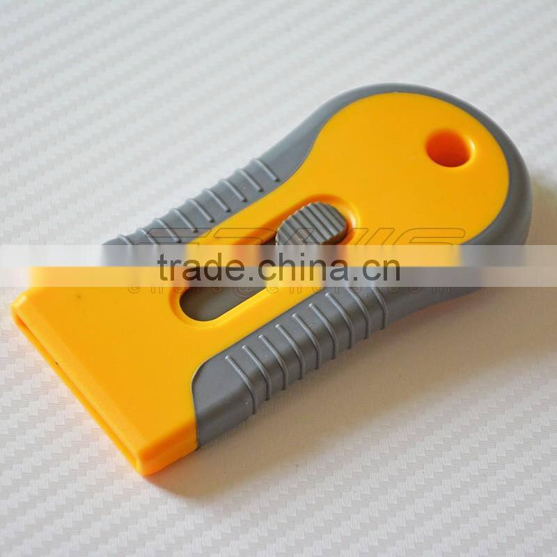 glass scraper /knife putty / squeegee rubber with 1.5 inch stainless steel blade
