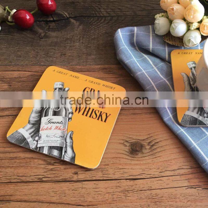 my test cork coaster