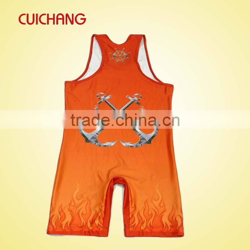 Wrestling singlets, custom design hot sale wrestling singlets wholesale polyester heat transfer