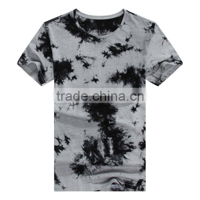 Men Tie Dye T-shirt ,cotton T-shirt, summer shirt,slim t-shirt
